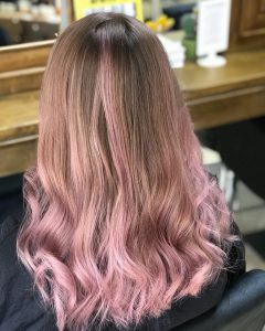 pastel hair colours at melanie richards hair salon in peterborough